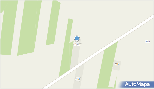 Czajków Północny, Czajków Północny, 170zd, mapa Czajków Północny