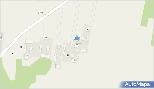 Czajków Północny, Czajków Północny, 39, mapa Czajków Północny