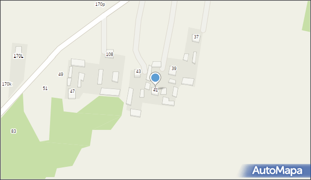 Czajków Północny, Czajków Północny, 41, mapa Czajków Północny