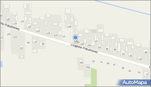 Czajków Południowy, Czajków Południowy, 108, mapa Czajków Południowy