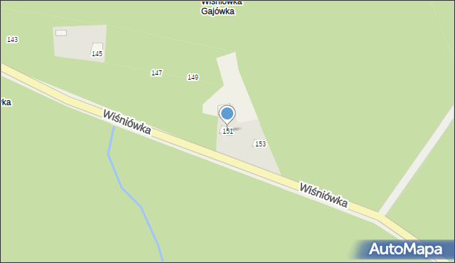 Czajków Południowy, Czajków Południowy, 151, mapa Czajków Południowy