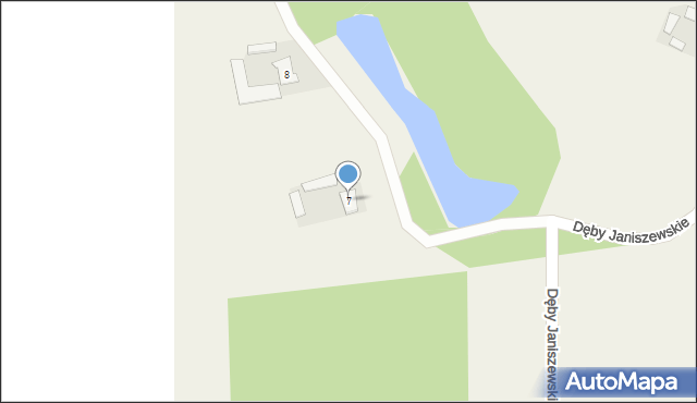 Czajno, Czajno, 7, mapa Czajno