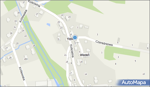 Czaniec, Czysta, 2, mapa Czaniec