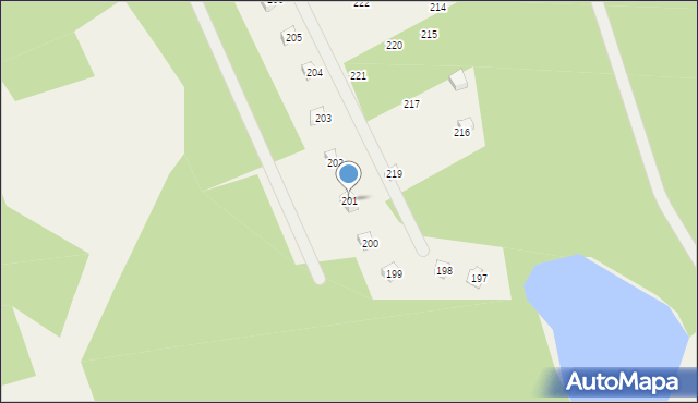 Czapielski Młyn, Czapielski Młyn, 201, mapa Czapielski Młyn