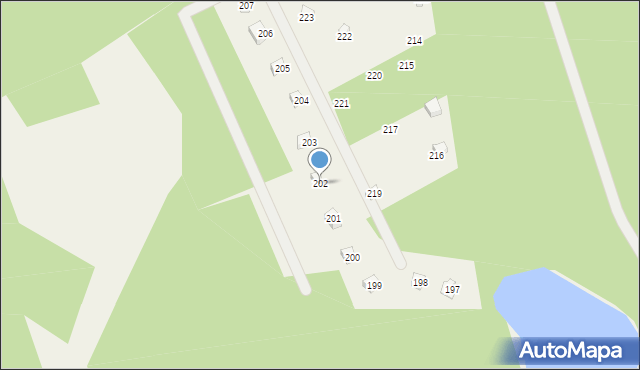 Czapielski Młyn, Czapielski Młyn, 202, mapa Czapielski Młyn