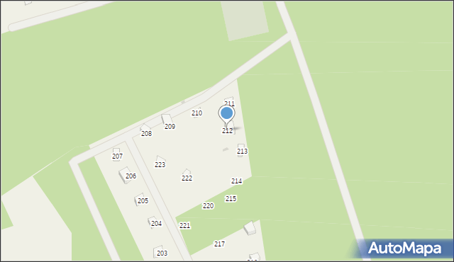 Czapielski Młyn, Czapielski Młyn, 212, mapa Czapielski Młyn