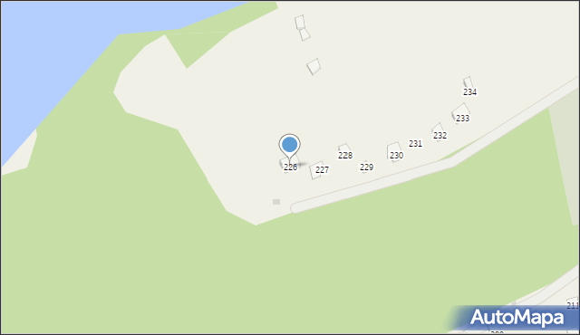 Czapielski Młyn, Czapielski Młyn, 226, mapa Czapielski Młyn