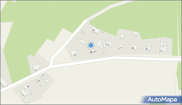 Czaple, Czaple, 28, mapa Czaple