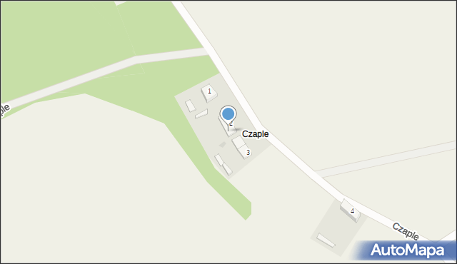 Czaple, Czaple, 2/2, mapa Czaple