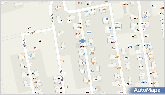 Czaple, Czaple, 177a, mapa Czaple