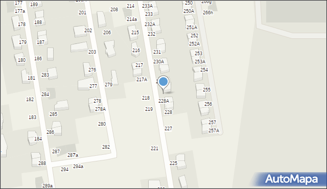 Czaple, Czaple, 229, mapa Czaple