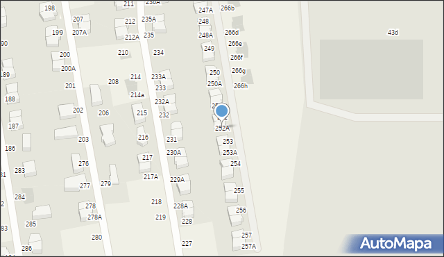 Czaple, Czaple, 252A, mapa Czaple