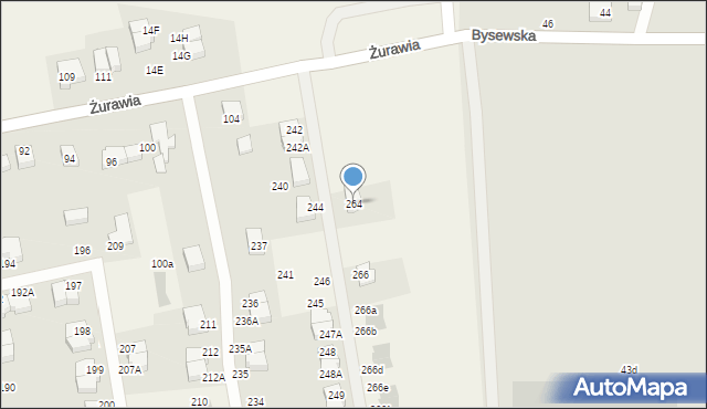 Czaple, Czaple, 264, mapa Czaple