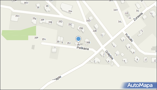 Czaple, Czaple, 35I, mapa Czaple