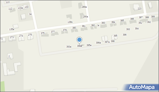 Czaple, Czaple, 394a, mapa Czaple