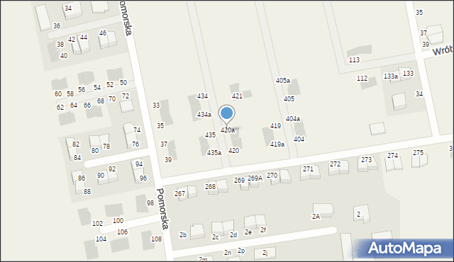 Czaple, Czaple, 420a, mapa Czaple