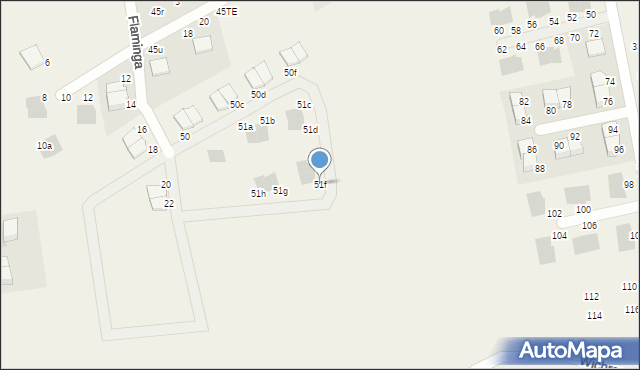 Czaple, Czaple, 51f, mapa Czaple