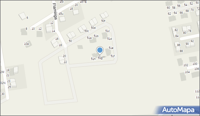 Czaple, Czaple, 51g, mapa Czaple