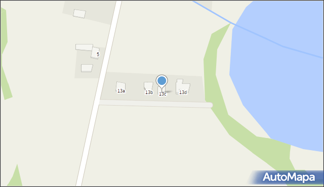 Czaple, Czaple, 13c, mapa Czaple