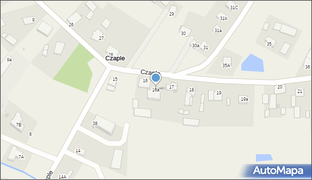 Czaple, Czaple, 16a, mapa Czaple