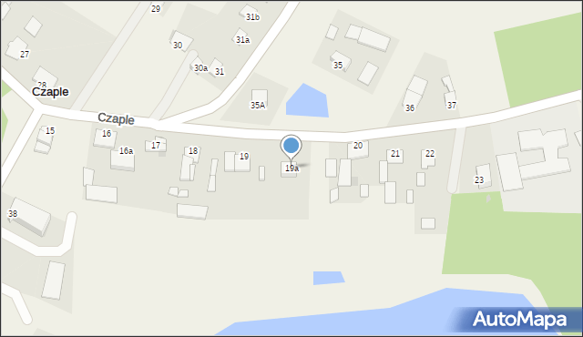 Czaple, Czaple, 19a, mapa Czaple