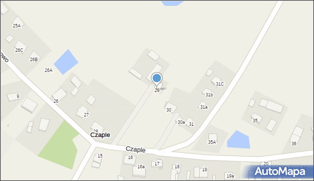 Czaple, Czaple, 29, mapa Czaple