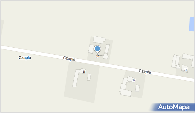 Czaple, Czaple, 16, mapa Czaple