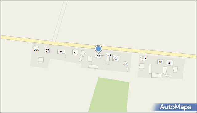 Czaple, Czaple, 53, mapa Czaple