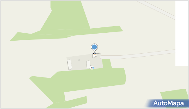 Czaple Górne, Czaple Górne, 70, mapa Czaple Górne
