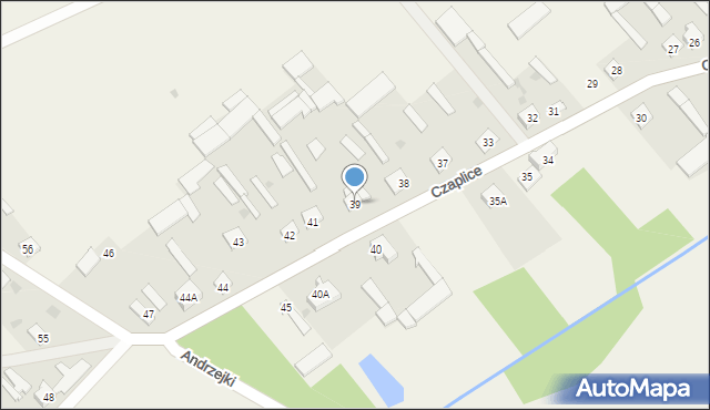 Czaplice, Czaplice, 39, mapa Czaplice
