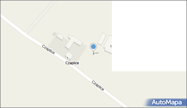 Czaplice, Czaplice, 8, mapa Czaplice