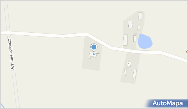 Czaplice-Furmany, Czaplice-Furmany, 6, mapa Czaplice-Furmany
