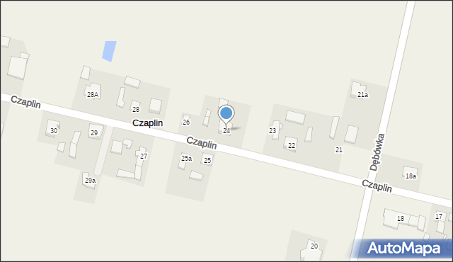 Czaplin, Czaplin, 24, mapa Czaplin