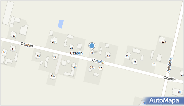 Czaplin, Czaplin, 26, mapa Czaplin