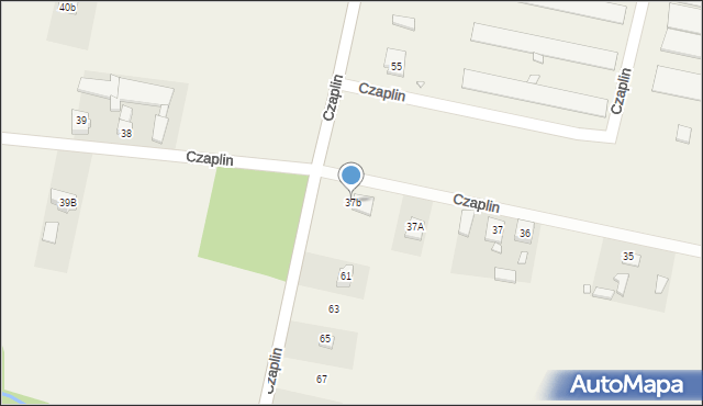 Czaplin, Czaplin, 37b, mapa Czaplin