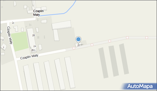 Czaplin Mały, Czaplin Mały, 10, mapa Czaplin Mały