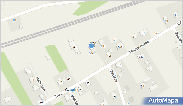 Czaplinek, Czaplinek, 50a, mapa Czaplinek