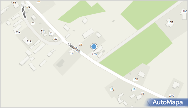 Czaplino, Czaplino, 17A, mapa Czaplino