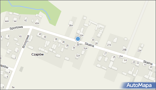Czaplów, Czaplów, 33, mapa Czaplów