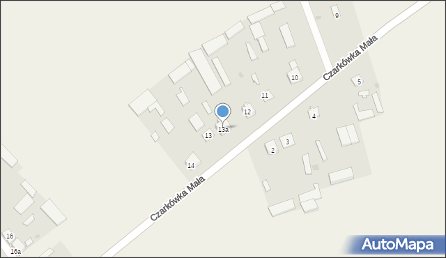 Czarkówka Mała, Czarkówka Mała, 13a, mapa Czarkówka Mała