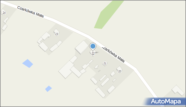 Czarkówka Mała, Czarkówka Mała, 22, mapa Czarkówka Mała