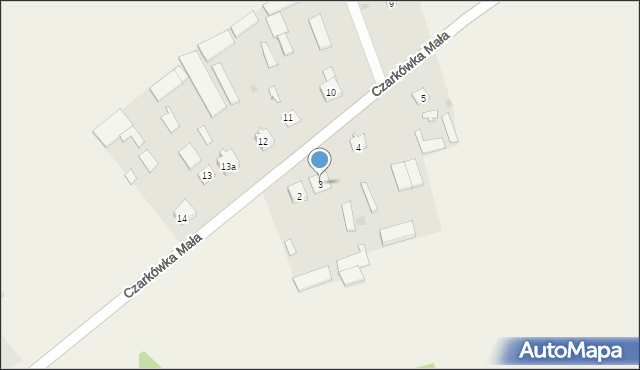 Czarkówka Mała, Czarkówka Mała, 3, mapa Czarkówka Mała