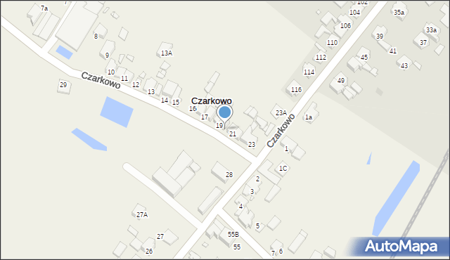 Czarkowo, Czarkowo, 20, mapa Czarkowo