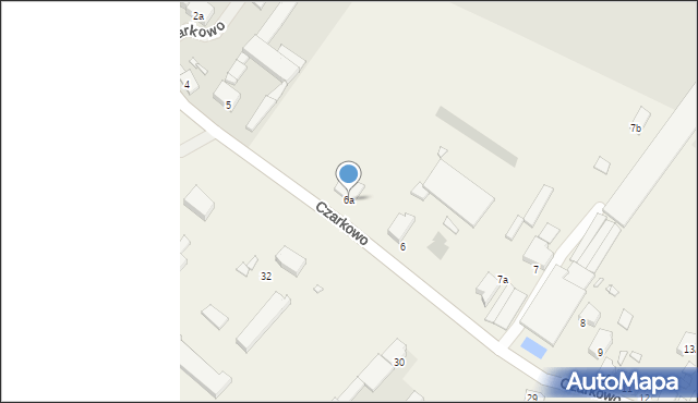 Czarkowo, Czarkowo, 6a, mapa Czarkowo