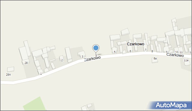 Czarkowo, Czarkowo, 4, mapa Czarkowo