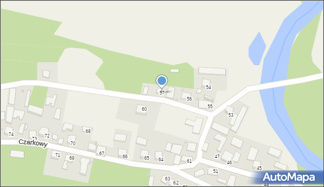 Czarkowy, Czarkowy, 57, mapa Czarkowy