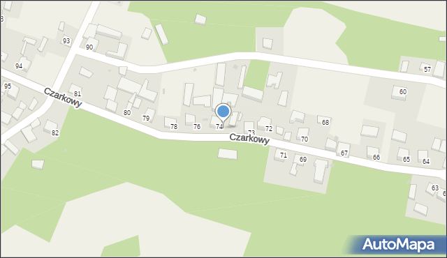 Czarkowy, Czarkowy, 75, mapa Czarkowy