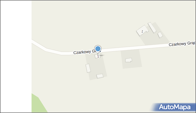 Czarkowy Grąd, Czarkowy Grąd, 1, mapa Czarkowy Grąd