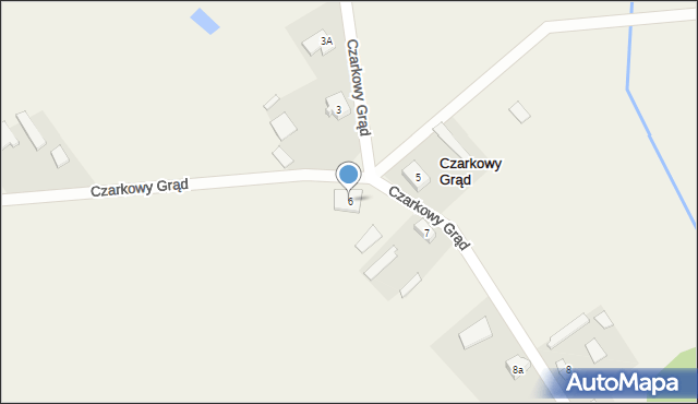 Czarkowy Grąd, Czarkowy Grąd, 6, mapa Czarkowy Grąd