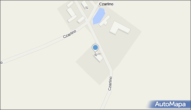 Czarlino, Czarlino, 92, mapa Czarlino